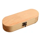 Wooden Box Wooden Box Unfinished Wooden Box Wood Packaging Box For Gift Sliding Wooden Box