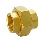 Brass Fitting Brass Brass Three-Piece Straight Fitting F X F