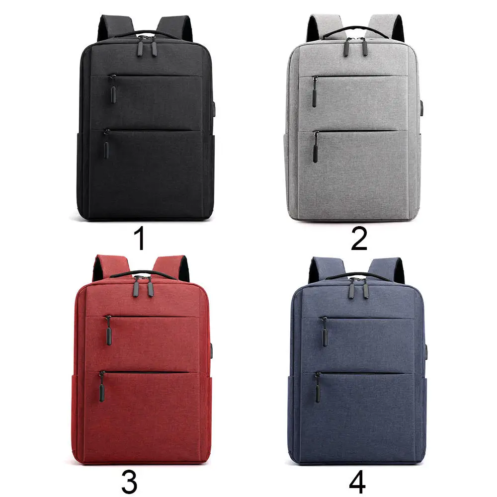 High Capacity Design 15.6 Inch Laptop Pocket Business Travel Backpack Comfortable Flat Back Bag