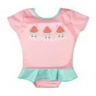 Beachwear Factory OEM Lovely Little Baby Kids Toddler 1 Piece Swimwear Beachwear Swimsuit For Children
