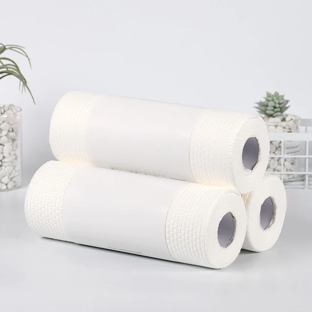 Wholesale Household Lazy Wiping Rags Disposable Cleaning Dish Towels Nonwoven Kitchen Dish Cloth Disposable Cleaning Cloth