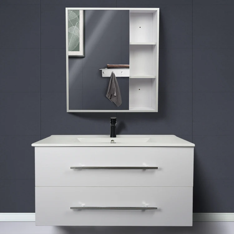 2023 High Quality Wall Hanging Washroom Vanities Bathroom Cabinet With Mirror factory