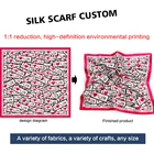 Square Scarf Scarfs Custom Cheap Square Fashion Women Printing Poylester Silk Scarf Scarfs Scarves With Logo