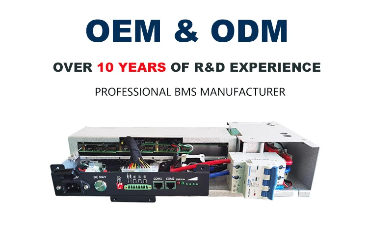 Integrated BMS Battery Management System with 3 Years Warranty for Solar Energy Storage Lithium Battery Packs