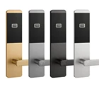 Door Lock Aluminium Card Reader Key Card Digital Hotel Door Lock Rfid Hotel Keyless Door Lock System