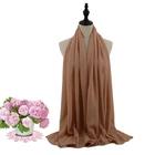 Hijab Hijab Muslim Wholesale Plain Chiffon Scarf Women Hijab For Arba Muslim Women 100colors Available