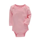 Toddler Custom Long Sleeve Wholesale Cotton Toddler Kids Romper Baby Onesie