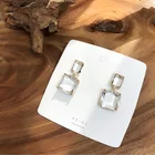 Dangle Ladies Jewelry Crystal Earrings Elegant Irregular Dangle Earrings Exquisite Dangle Earrings