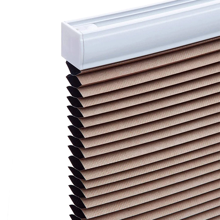 Living Room Curtains Honeycomb Cordless Pleated Cellular Fabric Shades