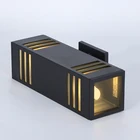 Modern Square Up And Down Porch Water Proof Outdoor Garden Led Wall Light