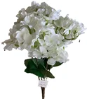Flowers High Quality Cheap Price Real Touch Silk Artificial Hydrangea Flowers