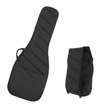 Dual Adjustable Shoulder Strap Nylon Electric Guitar Gig Bag with Padding Convenient Transport Instrument Case