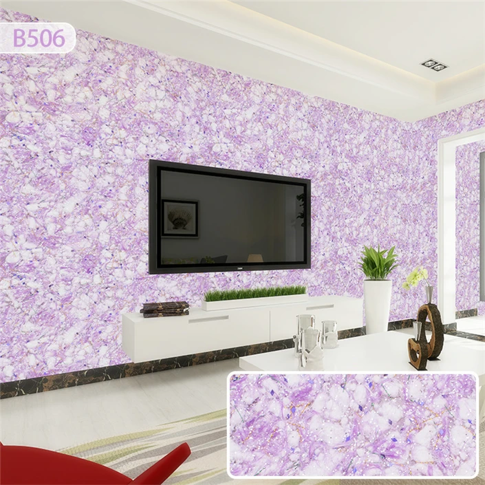 Decorative building material outdoor silk plaster liquid wallpaper