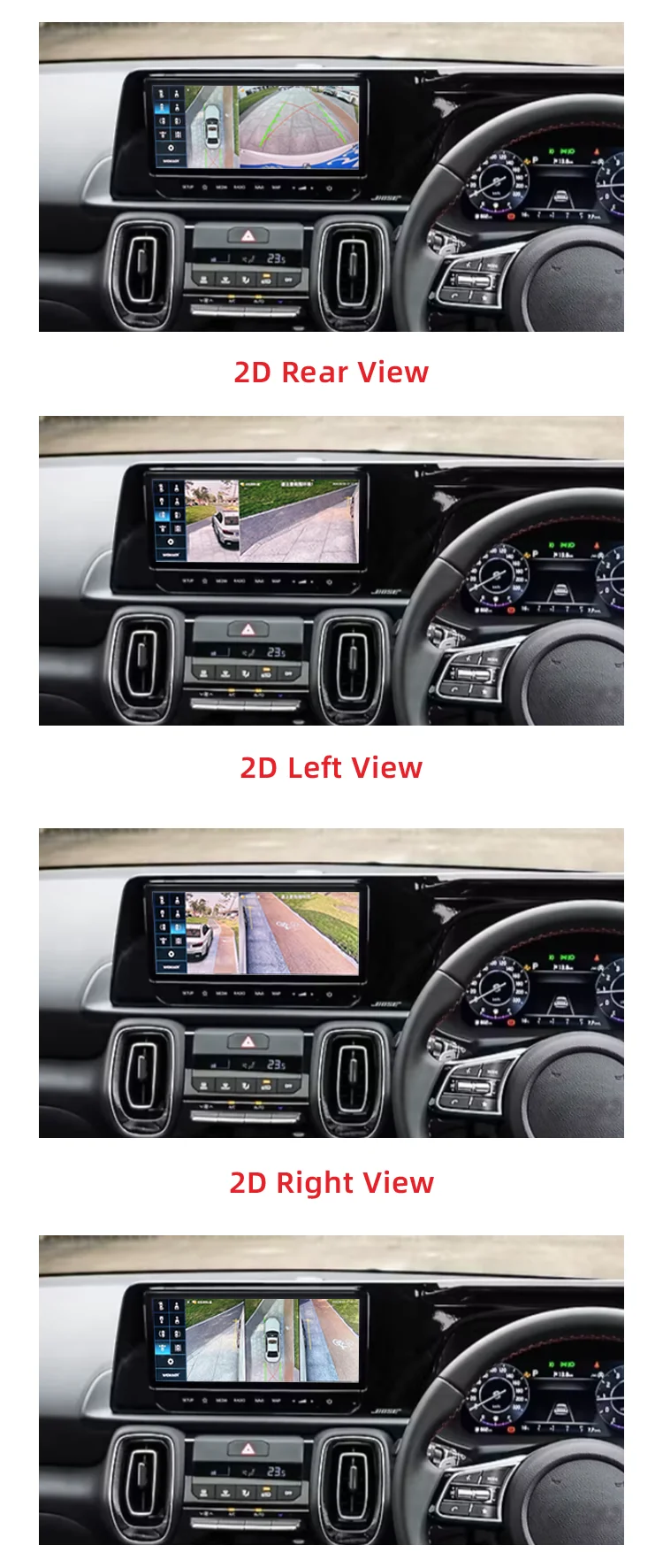 Wemaer 360 Degree Bird View System 4CH Camera Car DVR 2D/3D Surrounding View Car Camera System for Kia Carens Sonet Syros Seltos supplier