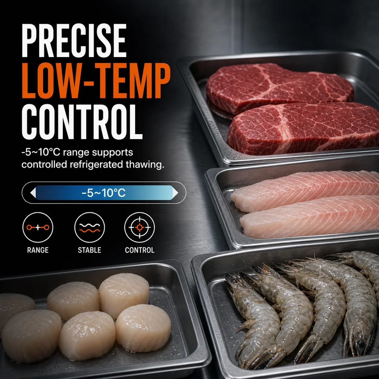 Thawing Equipment, 220 V, Stainless Steel - detail 18