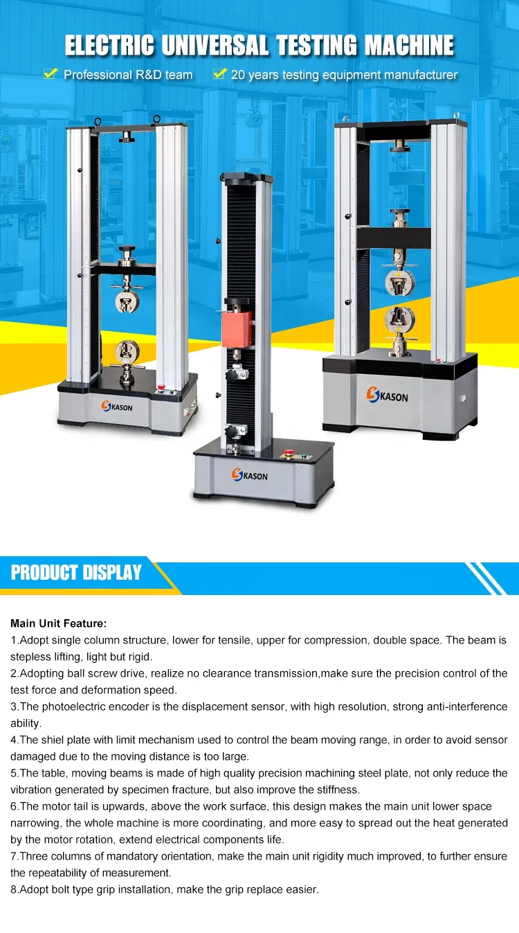 Wdw Single Column Computerized Universal Sewing Thread Tensile