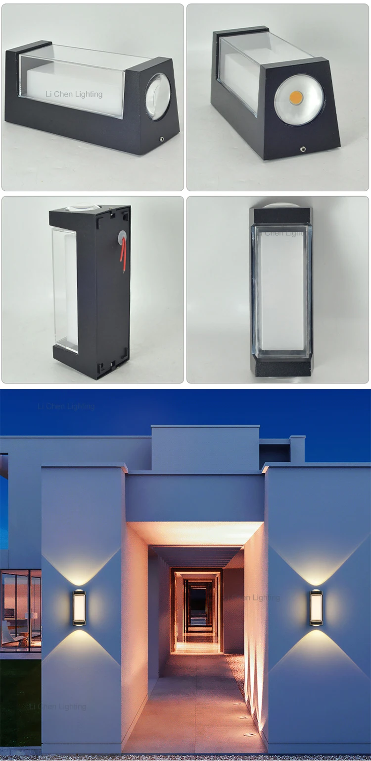 bd07 wall light for outdoor 18w 30w waterproof ip65 led ultra bright staircase courtyard entrance wall lamp-3