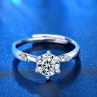 Custom Wedding Engagement 1 Carat Round Brilliant Cut Moissanite Ring Price