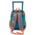 School Oxford 3D Luggage Trolley Bag Kids Trolley Backpacks For School