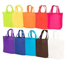 Shopping Bag Fabric Non Woven Color Carry Bag Custom Eco Heat Seal Ultrasonic Non Woven Fabric For Shopping
