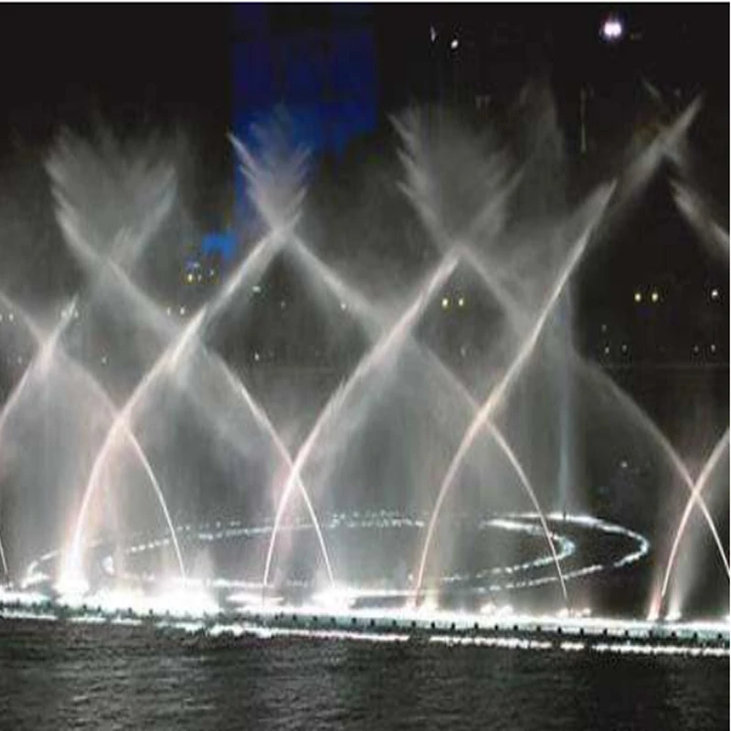 Manufacturer's Digital Swing Fountain 1D 2D 3D Nozzle Music Dancing Water Feature Stone Material Outdoor Garden Music Control factory