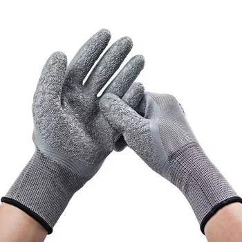 Custom Logo Heavy Duty Nylon Work Safety Gloves