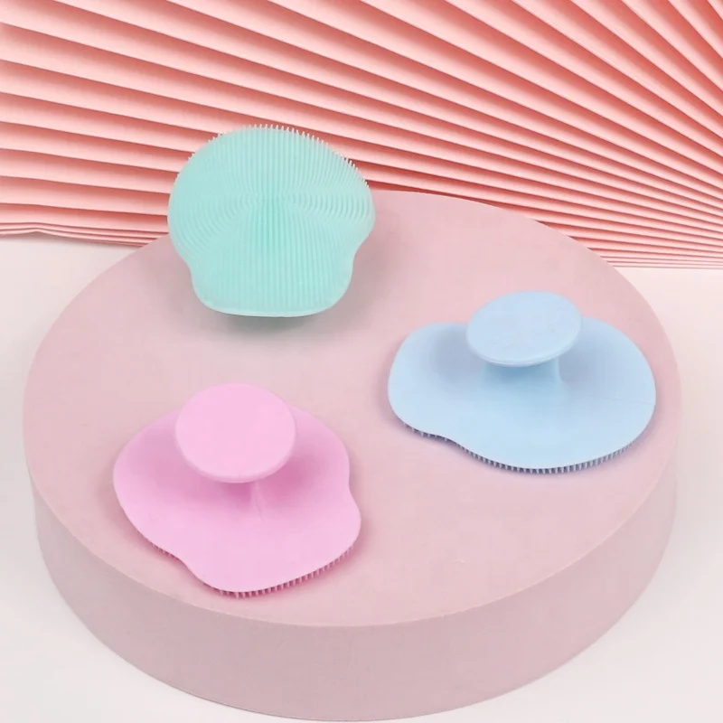 Acne Blackheads Pore Cleanser Soft Silicone Facial Cleansing Pads Brush Face Scrubbers