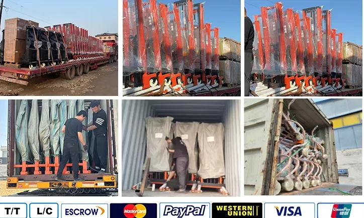 Wholesale Factory Price Hydraulic Manual Hand Stacker Forklift 2 Ton Metal Protective Mesh Manual Stacker for Warehouse Use supplier