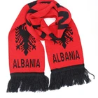 Scarf Fan Scarf Wholesale Customized Logo Polyester Printing Football Knitted Fans Scarf Sport Team Decorative Scarf