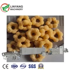 Low Cost High Productivity Corn Puffing Snacks Corn Bar Circle Puffed Food Snacks Twin Screw Extruder