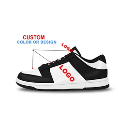 Custom Own Logo Designer Luxury Tennis Factory White Calf Leather Vintage Basketball Sport Casual Trainer Sneaker Shoes For Men