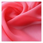 Chiffon Polyester Wholesale Crinkle 75D Chiffon Fabric 100% RPET Polyester Chiffon Fabric For Dress Lady Wear