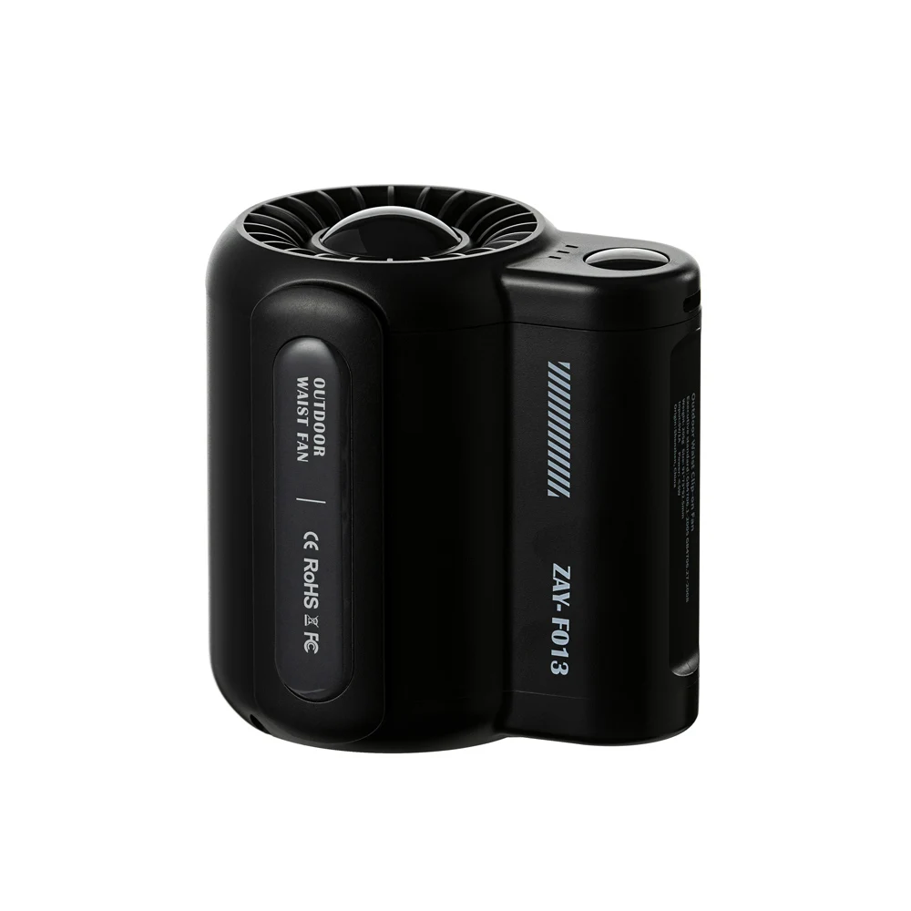 Waist Rechargeable Portable Fan, Battery, Plastic - detail 20
