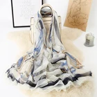 Scarf Warm Scarf Shawl Warm Color Casual All-Match Yarn Scarf Luxury Wind Ladies Windshield Long Scarf Shawl