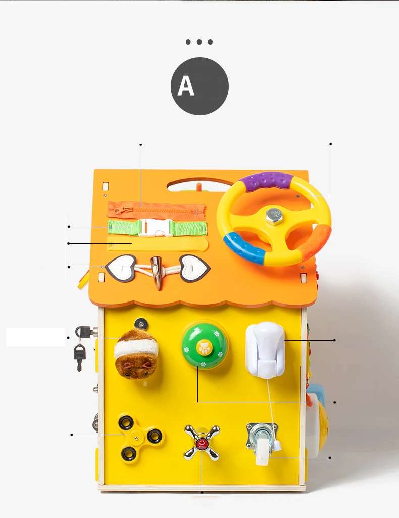 Entwicklung Frühe Pädagogische Lernspielzeug Kid Multi Montessori Beschäftigt Bord Box Für Kleinkind Initiation Spielzeug lieferant