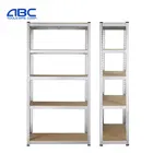 5 Layer Storage Rack Heavy Duty Slotted Shelving With 175kgs Capacity