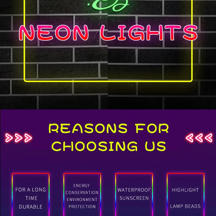 product factory outlet bar decoration outdoor waterproof art deco bedroom led rgbw comic kaws sign neon-3