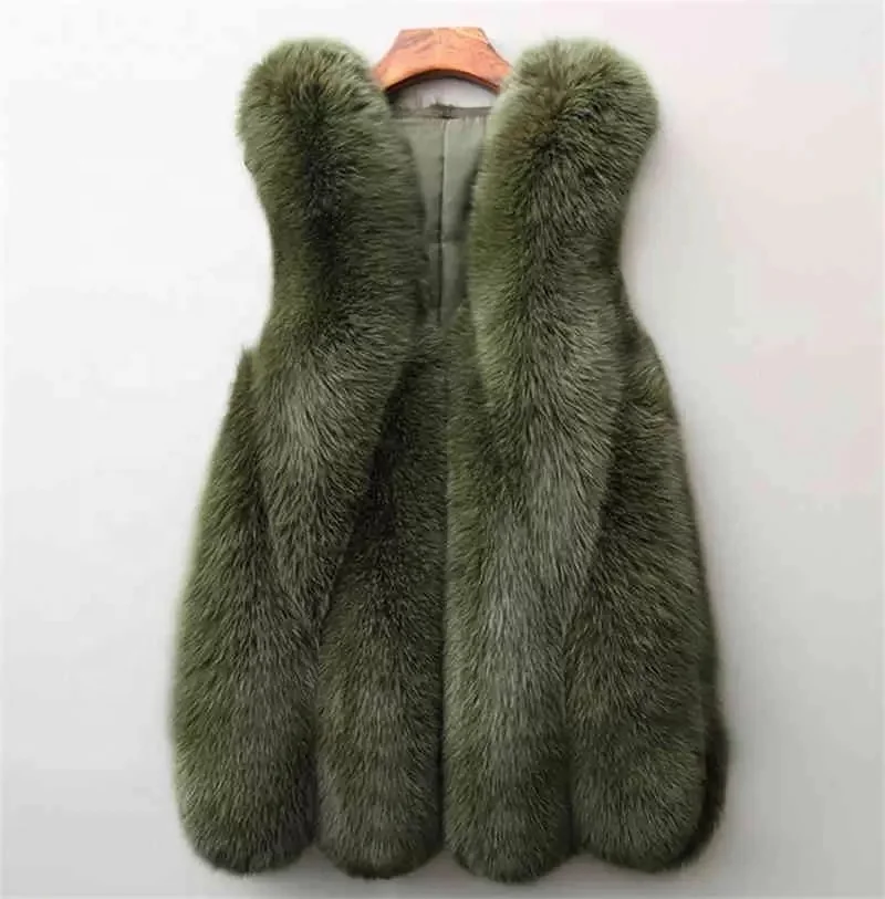 Fur Coat Winter Coat Female Natural Large Wool Fur Coat Street Warm Long Sleeve Detachable Vest