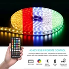 Rgb To LED Strip Light 32.8ft RGB Sync To Music Color Changing Strips With 40key IR Remote Controller DC12V 5A
