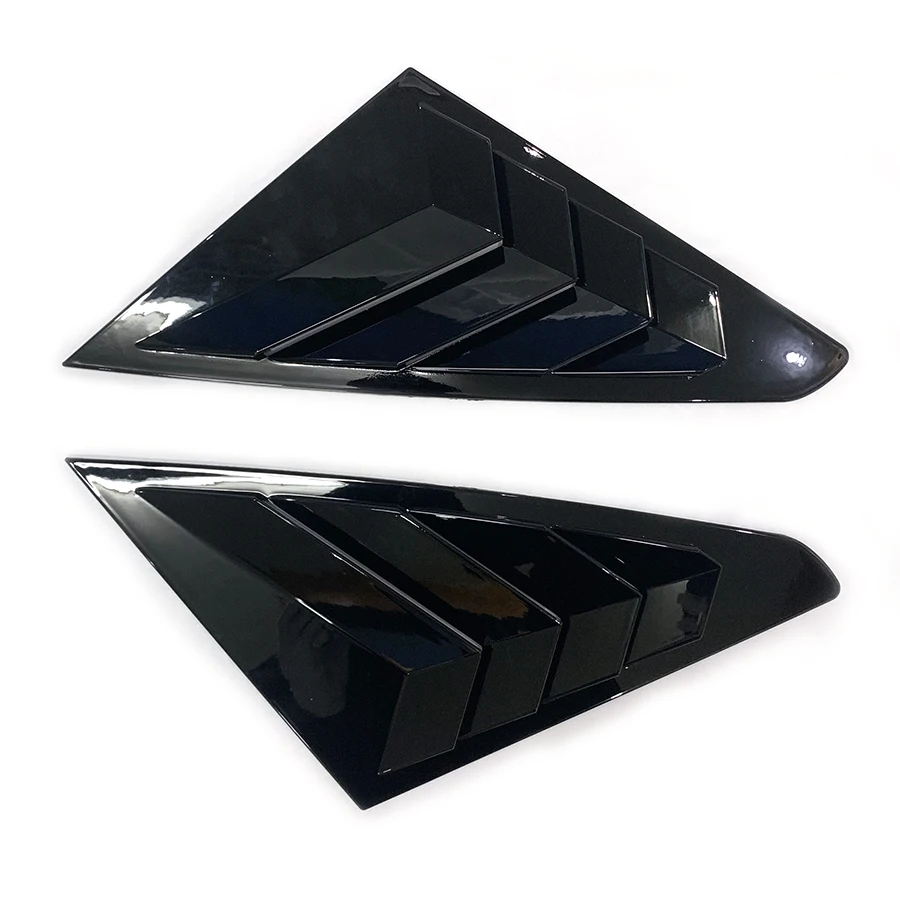 product tiypeor black styling side vent window louver for mg5 rear window quarter window shade accessory-9