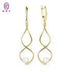 Earrings Diamond Earring Hot Sale In Europe Brass Jewelry Earrings Diamond Pearl Earring Fresh Water Pearl Drop Earring
