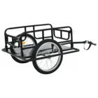 Steel Cart Steel Frame Bicycle Bike Cargo Trailer Luggage Foldable Folding Storage Cart Carrier Hauler Cart