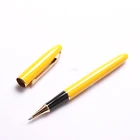 Gel Pen Lingmo Fresh Yellow Color Luxury Metal Gel Pen/Roller Pen With Custom Logo