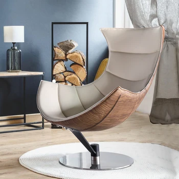 Luxury modern accent chair living room fabric furniture home furniture sofa oak wood base chair
