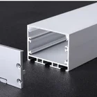 Strip Aluminium China Customize 2M/5M/6M Black And White LED Strip Light Led Aluminium Profile