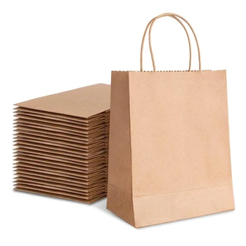 Manufacture Direct Cheap Customized logo Stock Gift white Paper Carry Bags With Handles for Shopping