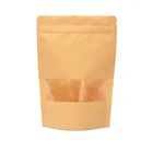 Food Pouch Packing Pouches Compostable Biodegradable Plastic Zip Bag Stand Up Food Pouch Packaging Doypack