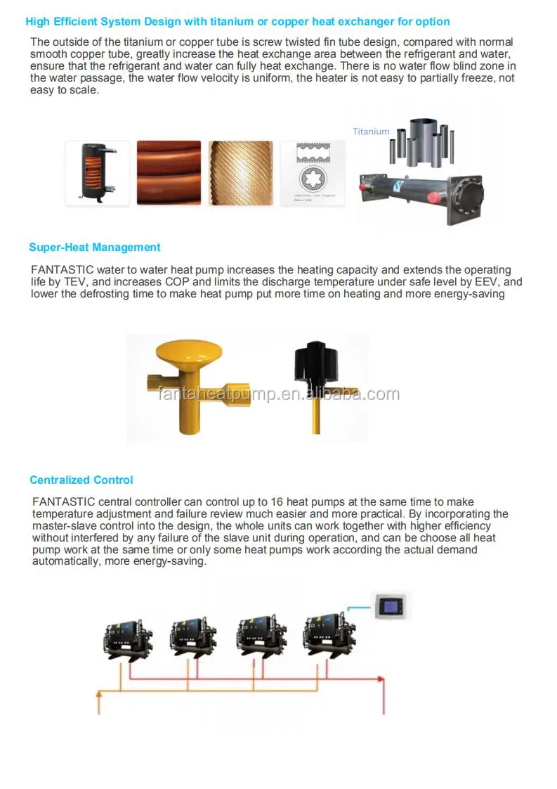 Ground Source Heat Pump, Inverter, 220V, 12kw - detail 8