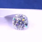 Brilliant Cut Stone Brilliant Cut White Loose Moissanite Cushion Shape Stone Synthetic Gemstone