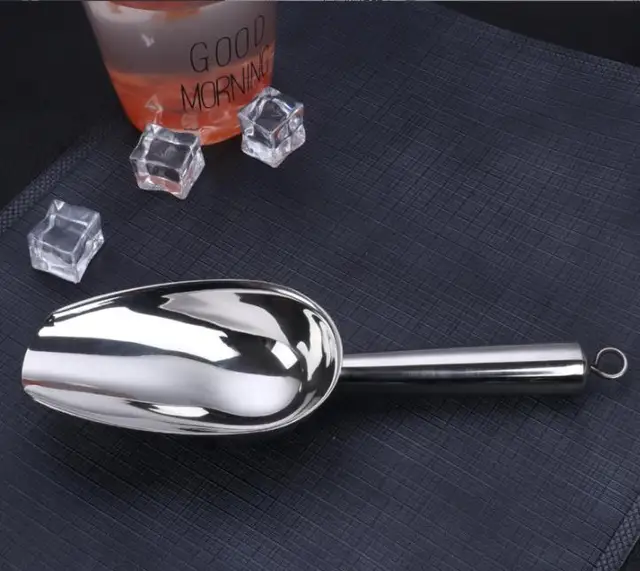 6oz Stainless Steel Heavy Ice Candy Scoop for Kitchen